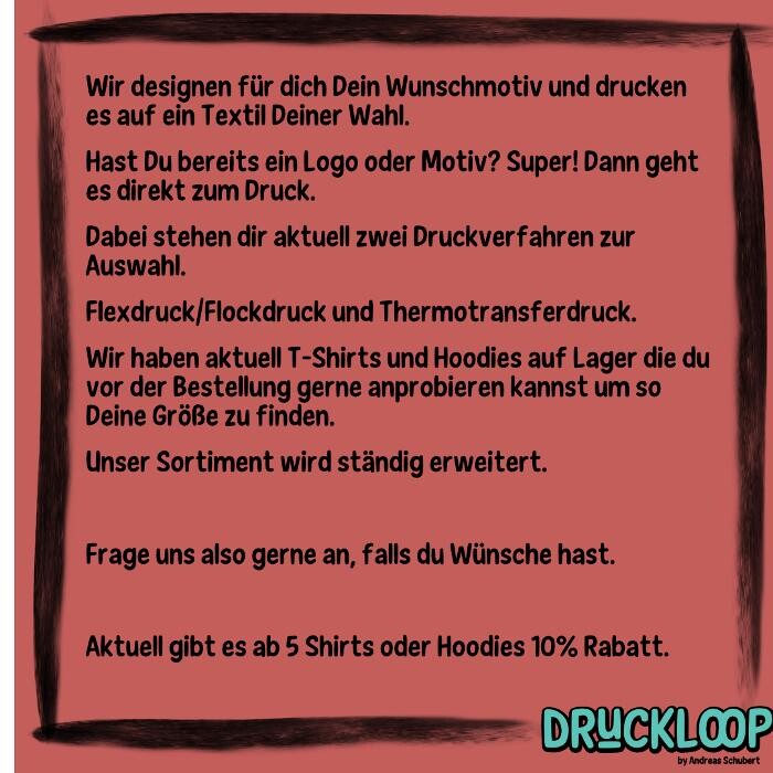 Bilder DruckLoop Textilveredelung