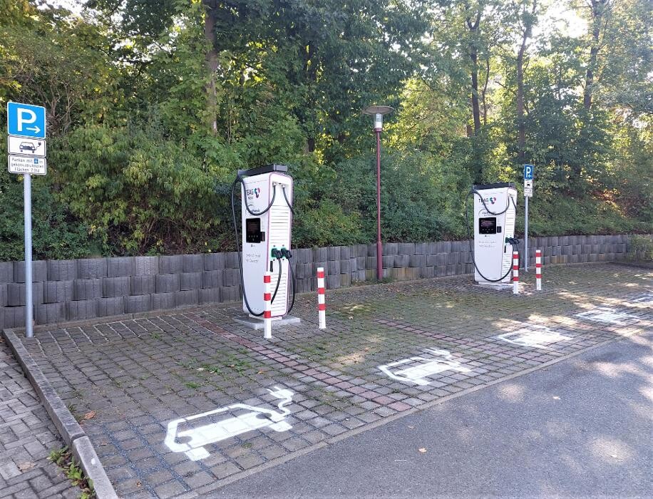Bilder TEAG Mobil-Ladestation