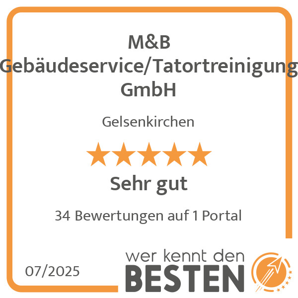 Bilder M&B Gebäudeservice/Tatortreinigung GmbH