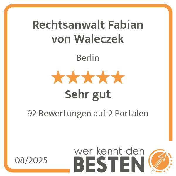 Bilder Rechtsanwalt Fabian von Waleczek