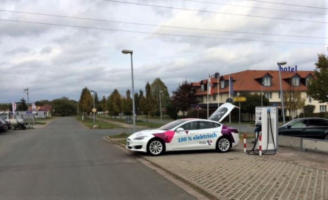 Bilder TEAG Mobil Ladestation