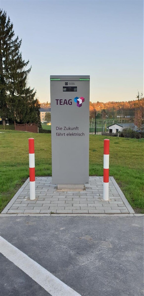 Bilder TEAG Mobil-Ladestation
