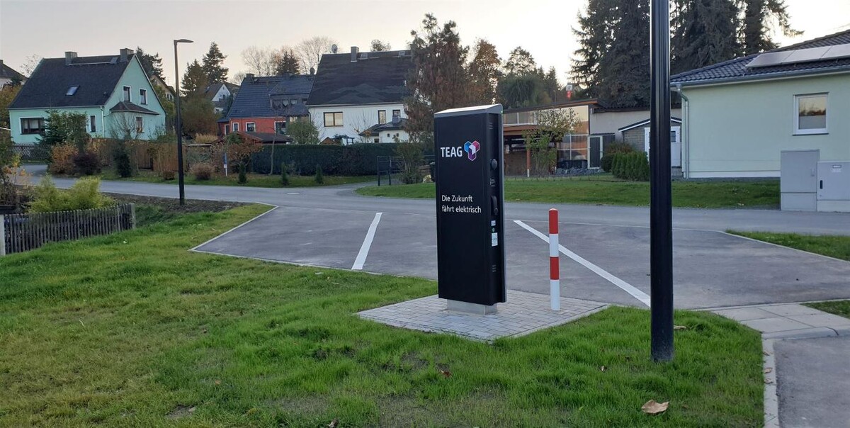 Bilder TEAG Mobil-Ladestation