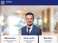 Website Screenshot Martin Hermann Lessner, Selbstständiger Finanzberater für die Deutsche Bank