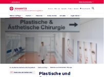 Website Screenshot Plastische und Ästhetische Chirurgie Bethesda Krankenhaus