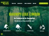 Website Screenshot Baumpflege Linden GmbH & Co. KG