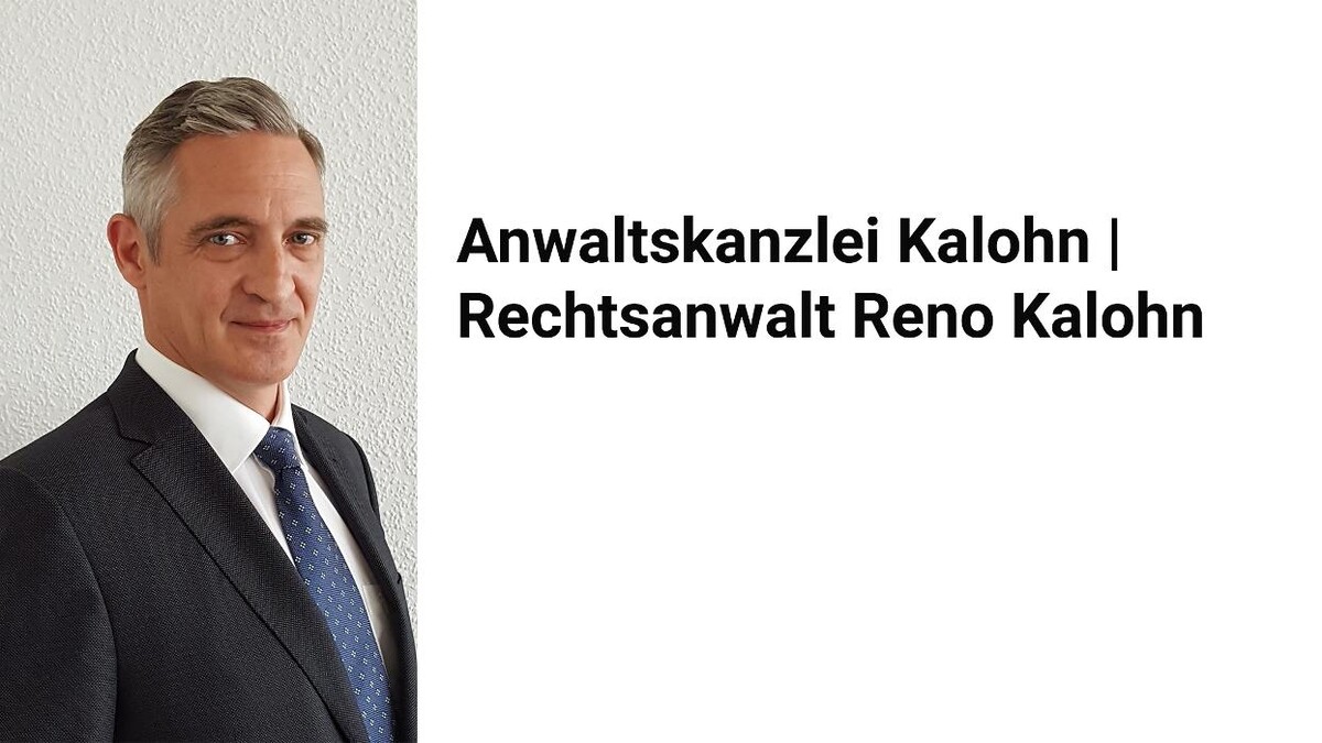 Bilder Rechtsanwalt Reno Kalohn