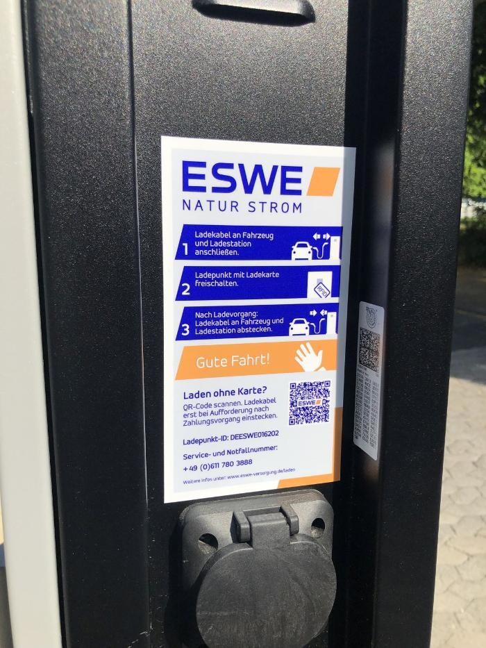 Bilder ESWE Versorgung Ladestation