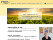 Bestattungen Klaus Buchholz e. K. - Inhaberin Cordula Buchholz-Richter website screenshot