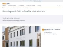Website Screenshot Brustdiagnostik 360° in Straßlach im MEDICENTER SÜD