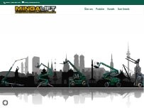 Website Screenshot Arbeitsbühnen MingaLift GmbH - Arbeitsbühne Gabelstapler Teleskoplader mieten Köln