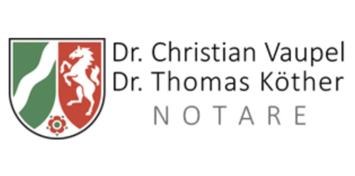 Notare Dr. Vaupel und Dr. Köther Logo