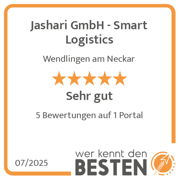 Bilder Jashari GmbH - Smart Logistics