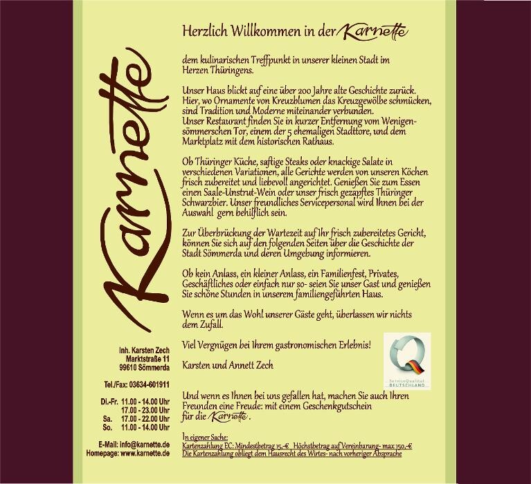 Bilder Restaurant Karnette