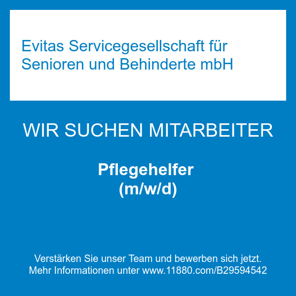 Bilder Evitas Servicegesellschaft für Senioren und Behinderte mbH