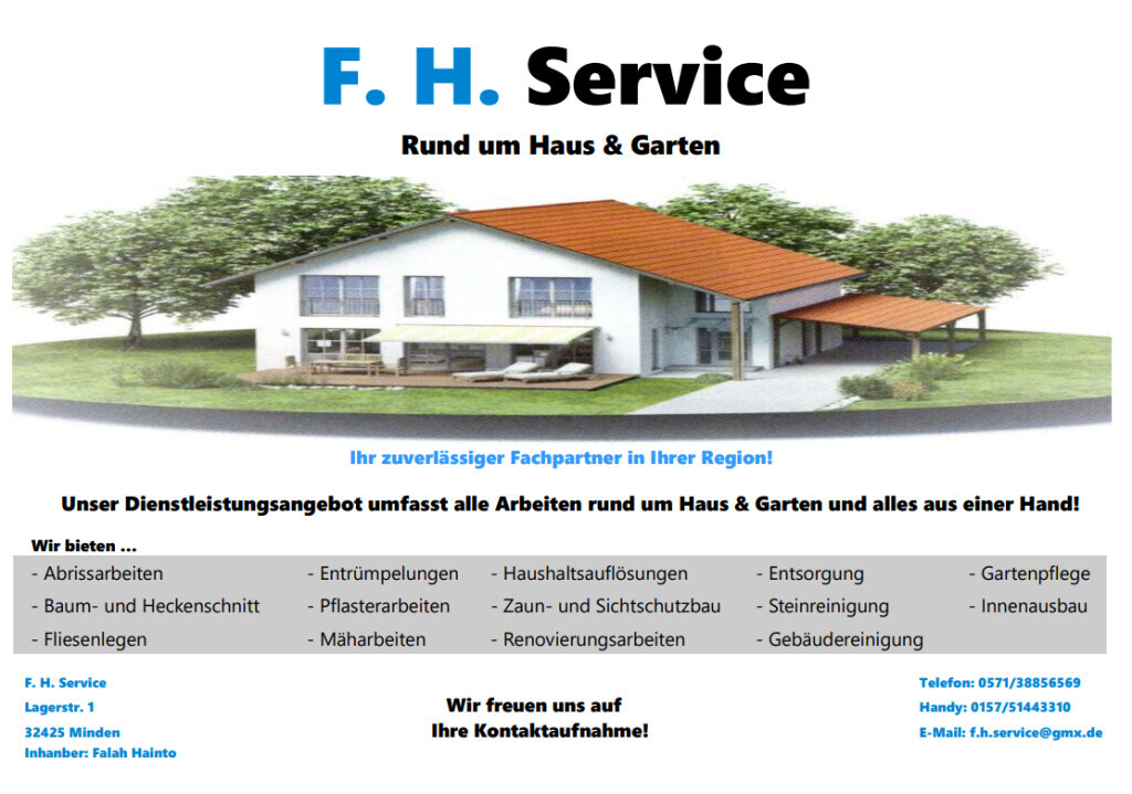 F.H. Service Logo