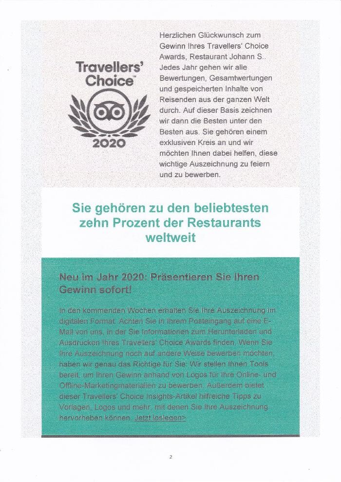 Bilder Johann S. Restaurant & Weinbar