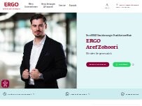 Website Screenshot ERGO Pro Aref Zohoori