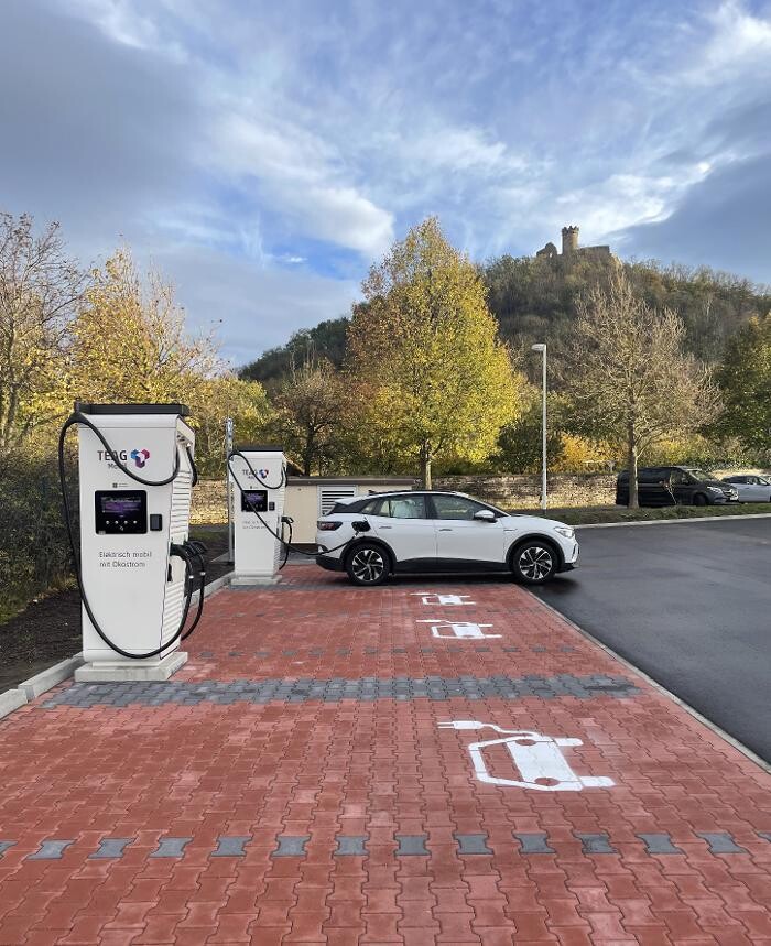Bilder TEAG Mobil-Ladestation