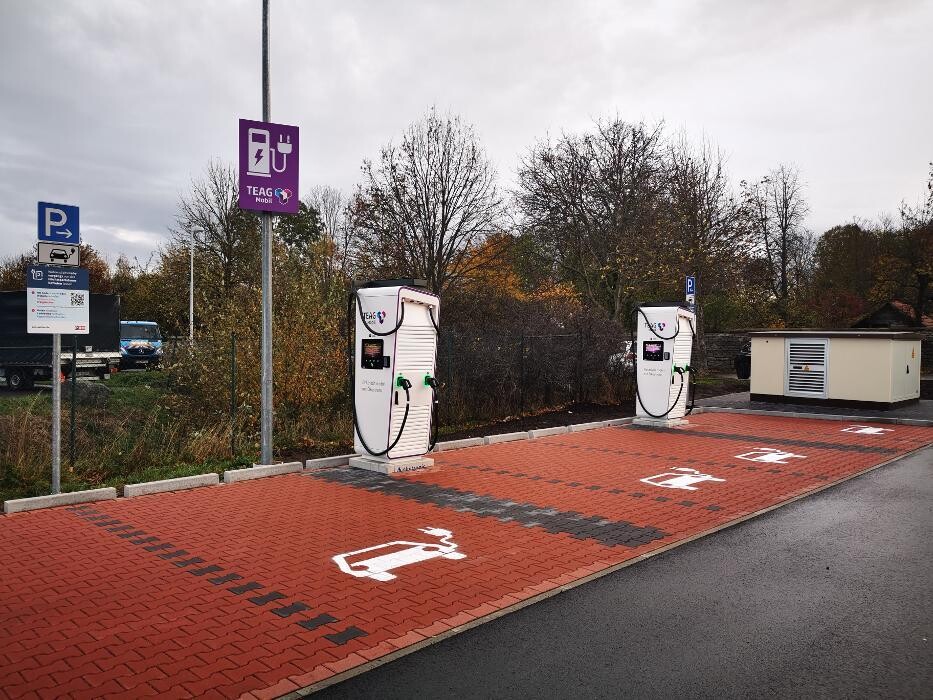 Bilder TEAG Mobil-Ladestation