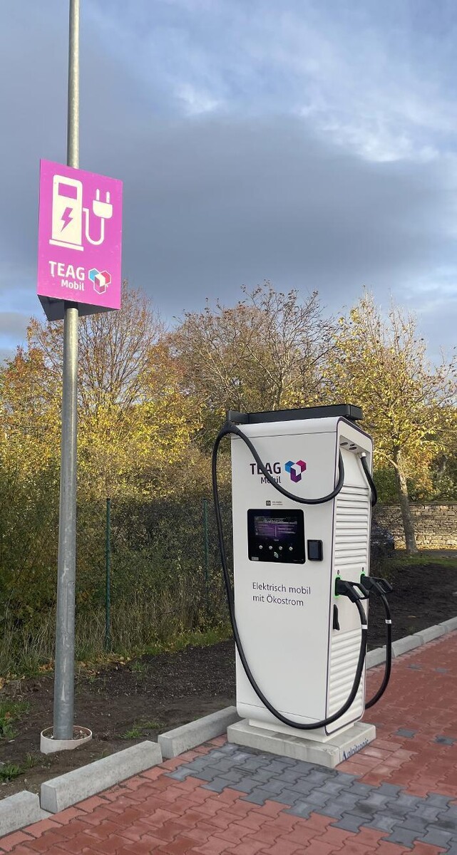 Bilder TEAG Mobil-Ladestation