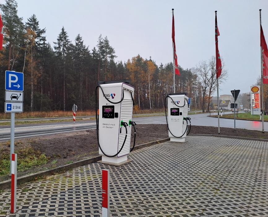 Bilder TEAG Mobil-Ladestation
