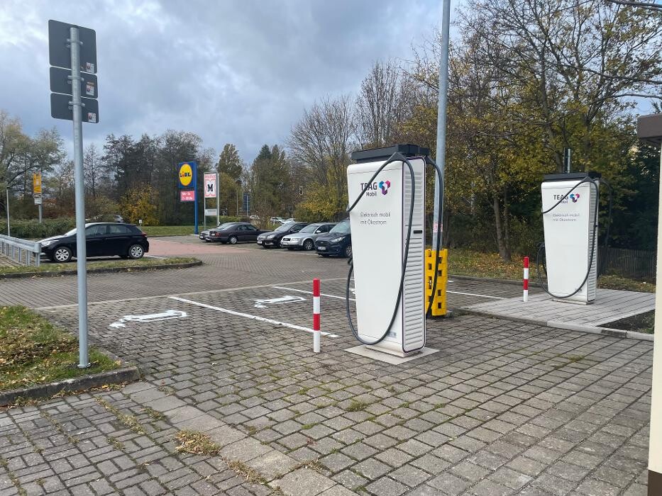 Bilder TEAG Mobil-Ladestation