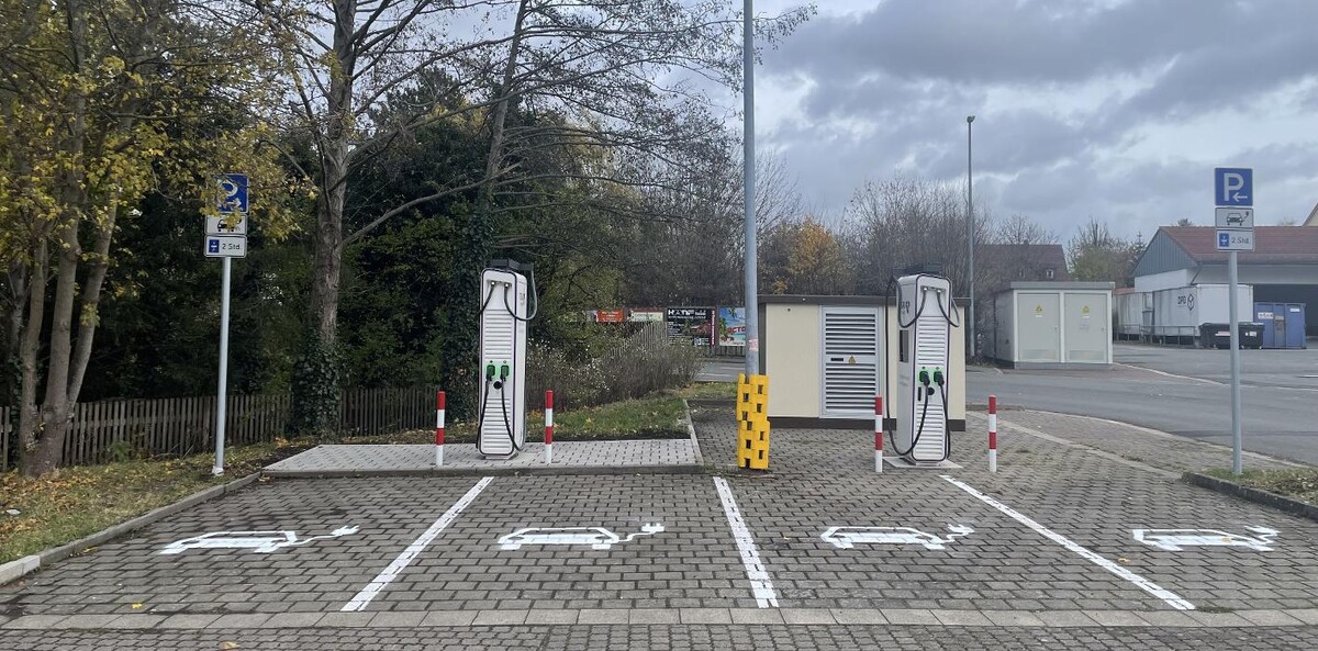 Bilder TEAG Mobil-Ladestation
