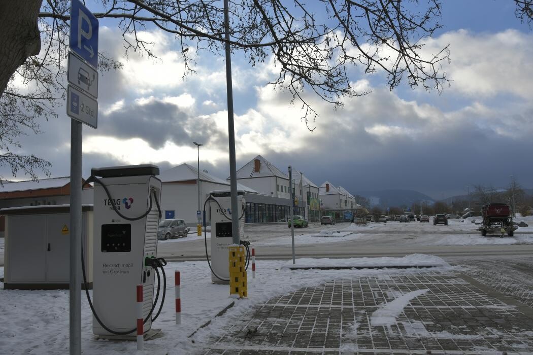Bilder TEAG Mobil-Ladestation