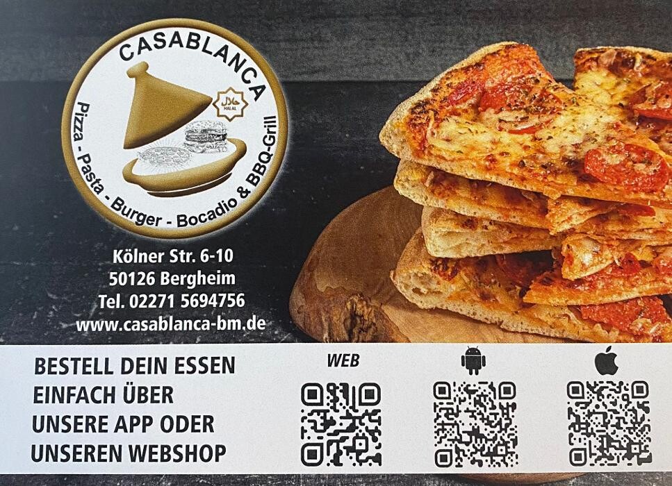 Bilder Casablanca Burger Pizza & Pasta Bergheim