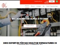 Website Screenshot Alpha-E-Technik GmbH