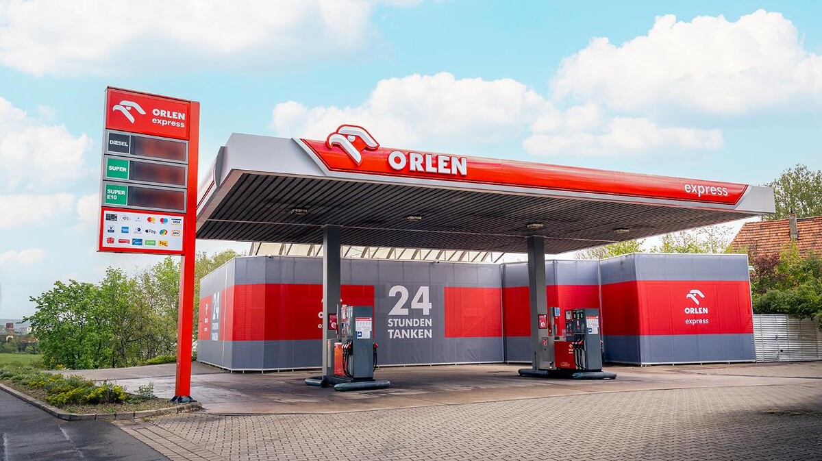 Bilder ORLEN express Automatentankstelle