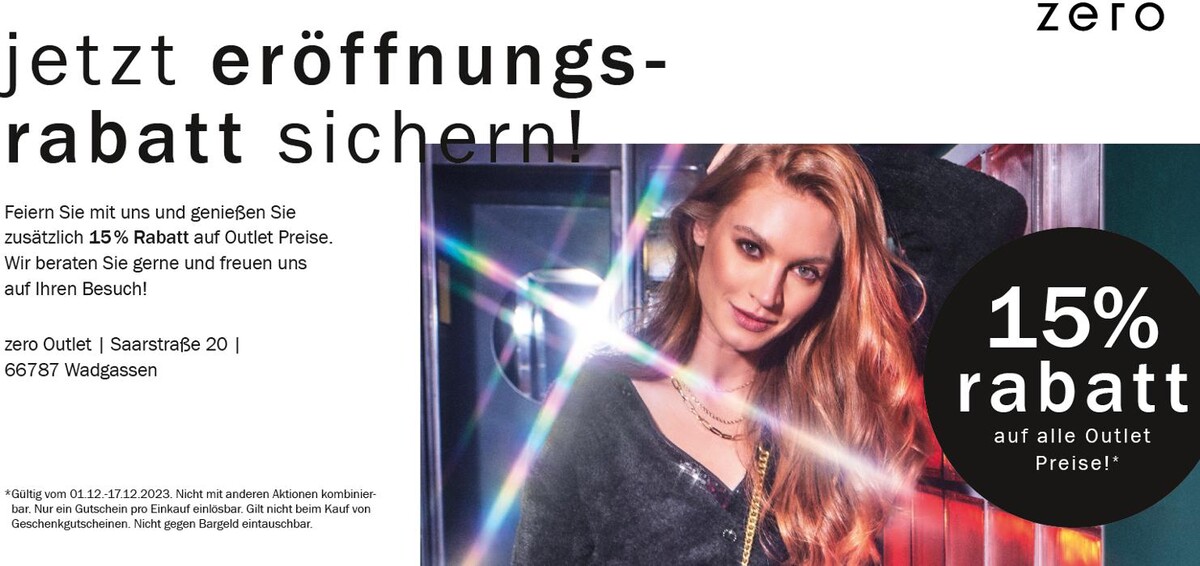 Bilder zero Outlet