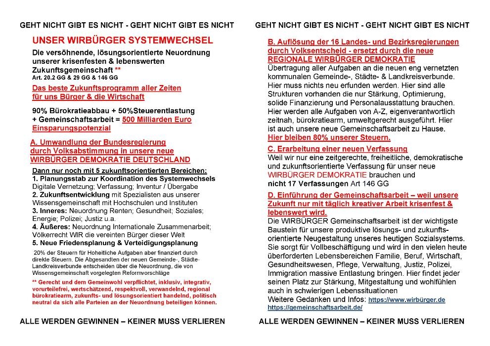 Bilder WIRBÜRGER gemeinnützige UG