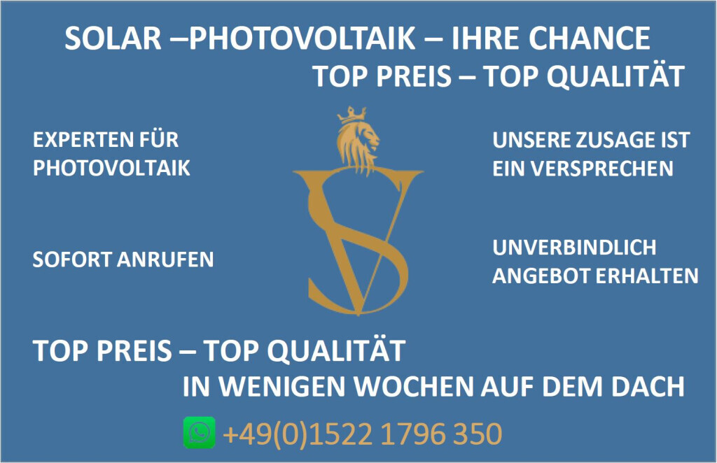 Bilder Fachbetrieb für Photovoltaik und Solar