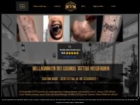 Website Screenshot Cosmos Tattoo