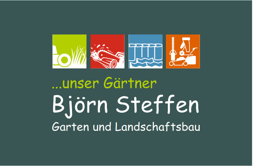 ... unser Gärtner Björn Steffen - Garten- und Landschaftsbau Logo