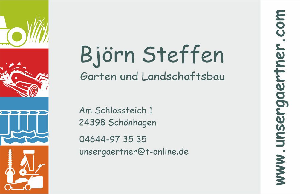 Bilder ... unser Gärtner Björn Steffen - Garten- und Landschaftsbau