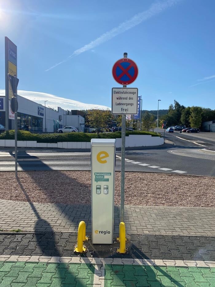 Bilder e-regio Ladestation