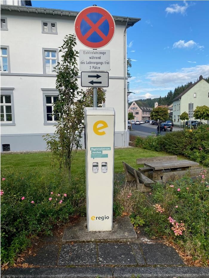 Bilder e-regio Ladestation