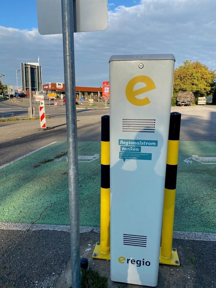 Bilder e-regio Ladestation