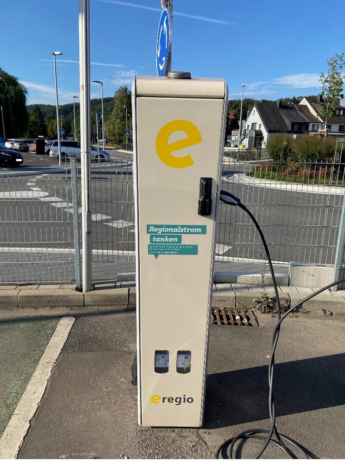 Bilder e-regio Ladestation