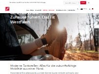 Website Screenshot Westfalen Tankstelle