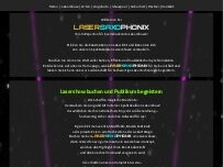 Website Screenshot LaserSaxophonix