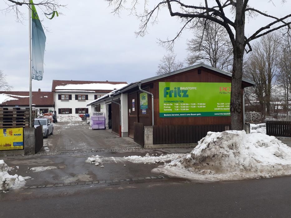 Bilder Fritz Baustoffe Abhollager Deisenhofen
