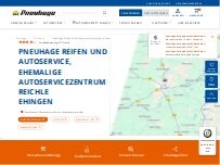Website Screenshot Pneuhage Reifen und Autoservice, ehemalige Autoservicezentrum Reichle