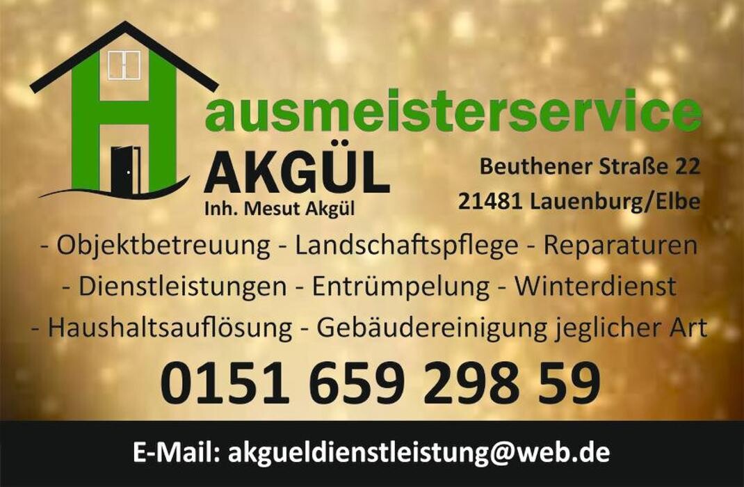 Bilder Hausmeisterservice Dienstleistung Akgül