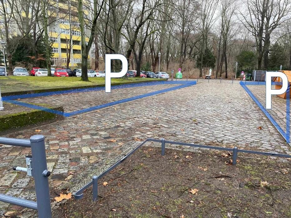 Bilder ampido Parkplatz