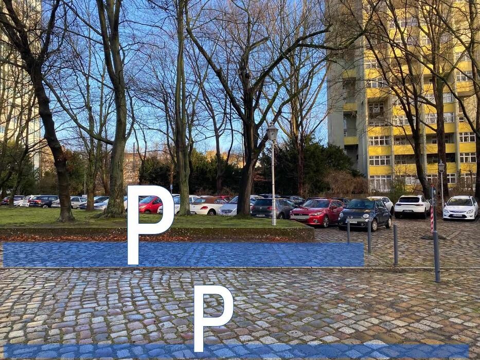 Bilder ampido Parkplatz