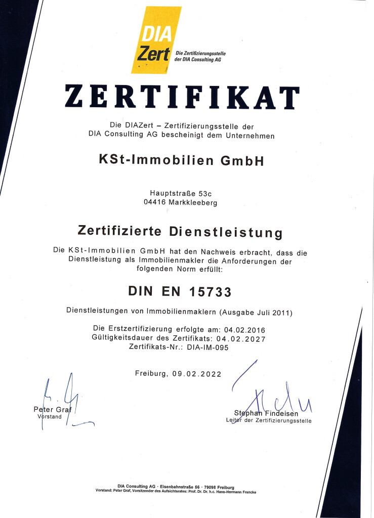 Bilder KSt- Immobiliennotruf